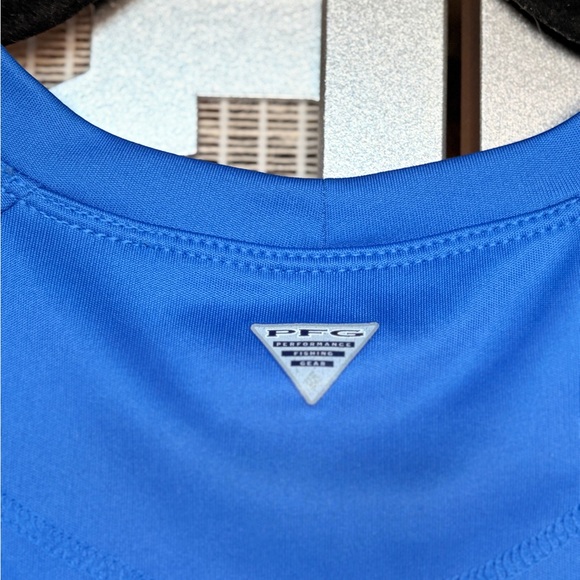 Columbia Vibrant Blue Long Sleeve Women's Tee - Picture 6 of 6